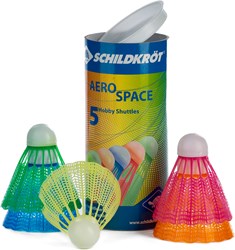 Schildkröt badminton shuttlecocks Aero Space set nylon colorful