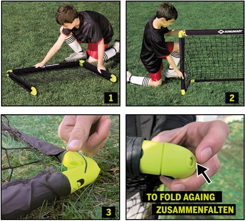 Schildkröt foldable soccer goal for kids - garden football goal-3