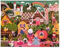 Petit Collage puzzle fairy tales spot the difference game