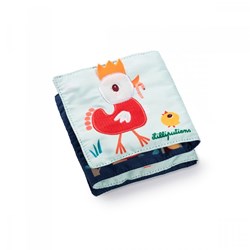Lilliputiens Farm fold-out book cardboard baby toy educational