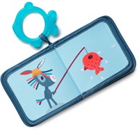 Lilliputiens bath playbook Ignace - farm bath book blue