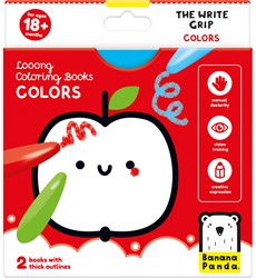Banana Panda looong Coloring Book: The writing handle colors 18+