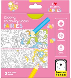 Banana Panda looong Coloring Book: I love coloring fairies 4+