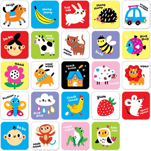 Banana Panda High contrast baby cards 6m+ 9m+-2