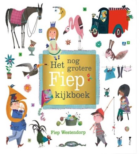 Querido picture book The even bigger Fiep look-and-find book cardboard