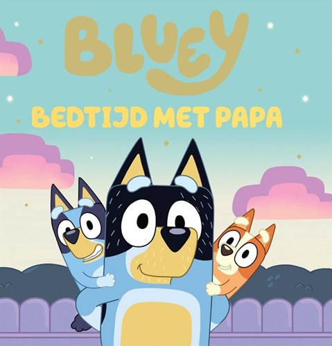 Big Balloon Bluey children's book - Bedtime with Dad for sleep time