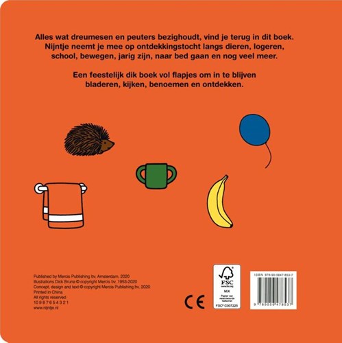 Nijntje Flap Book - The Big Nijntje Flap Book interactive board book 1+-2