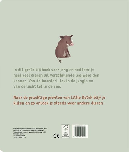 Mercis Little Dutch animal book board book for toddlers 1+ educational-2