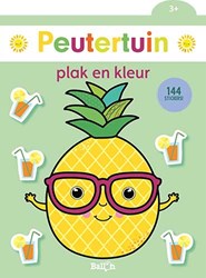 Ballon coloring book sticker book for kids pineapple 3+ motor skills