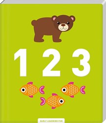 Image Books learning book 123 cardboard - educational toddler counting book