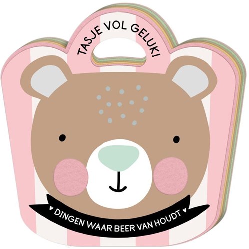Image Books sensory book Tasje vol geluk Bear for toddlers and preschoolers