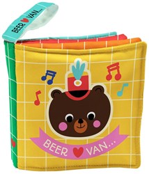 Image Books crinkle book baby Bear loves music yellow toy