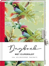 Image Books diary with combination lock Birds - secret notebook