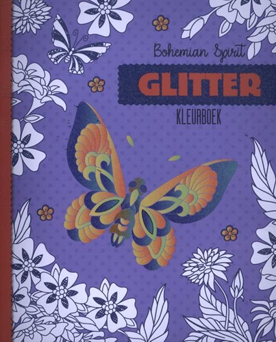 Image Books Bohemian Spirit glitter colouring book. 5+
