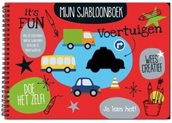 Image Books stencil book vehicles - creative craft book for kids