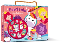Image Books activity suitcase fantasy coloring sticker creative kids set