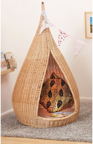 Cosy Reading Pod(White) + Cushion - 9805