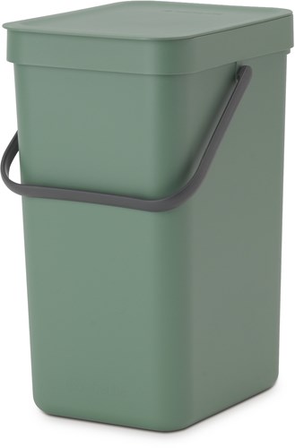 Brabantia waste bin Sort & Go 12L fir green - kitchen recycling bin-2