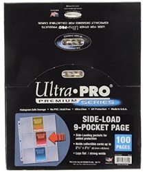 Ultra Pro card storage binder 9-pocket transparent - 100 pieces