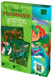 Box Candiy scratch art set creative craft kit for kids
