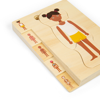 Bigjigs Toys Anatomy Puzzle - Girl-2