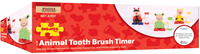 BigJigs animal toothbrush timer - colorful sand timers for kids-2