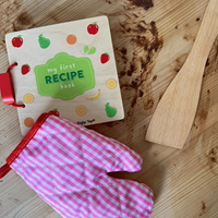 BigJigs Toys Chef Set - pink dress up and baking set for kids-3