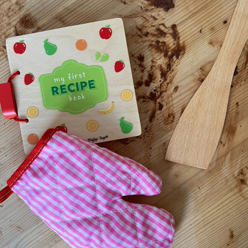 BigJigs Toys Chef Set - pink dress up and baking set for kids-3