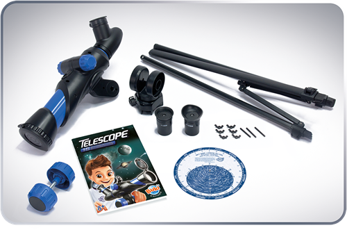 Buki telescope - children's telescope with 15 activities and star map-2