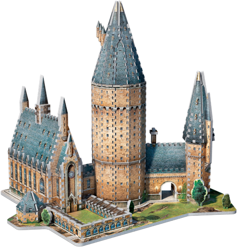Wrebbit 3D Harry Potter puzzle Hogwarts Great Hall 850 pieces-2