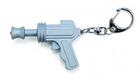 Kikkerland Space Gun keychain with LED light - toy gadget-2