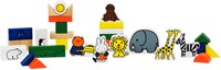 Miffy blocks zoo 33409-3