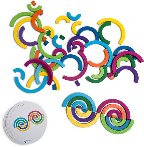 BS Toys wooden speed arcs game colorful puzzle game-3