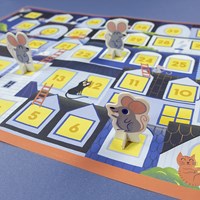 Jumbo educational game learn numbers - Montessori toy from age 4-2