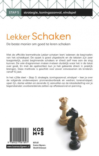 Kosmos Uitgevers Lekker Chess - Step 5: Strategy, King Attack, Endgame-2