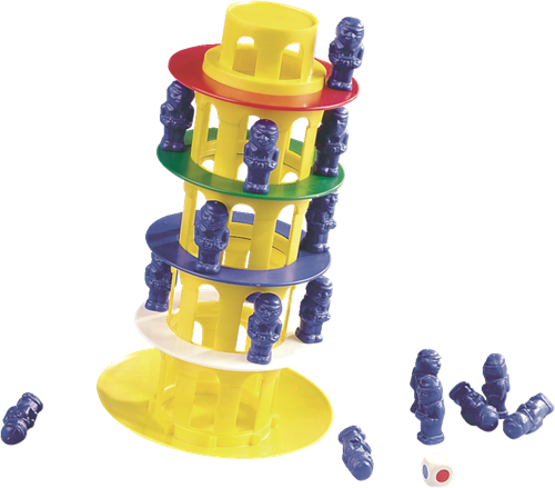 Jumbo balance game Pisa - exciting family game with tower-2