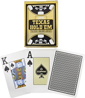 Copag Texas Hold'em Gold - Jumbo Face - 2 index - TBX Black-2