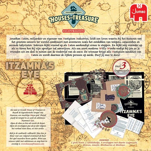 Jumbo Escape Quest board game - Itzamna's Eye puzzle adventure-2