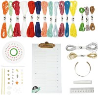 Buki friendship bracelets deluxe craft set cotton kids-3