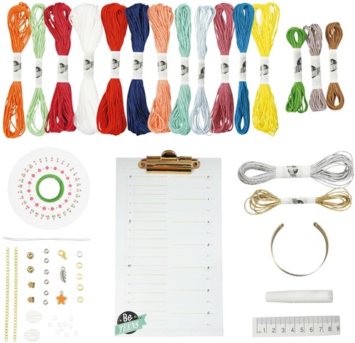 Buki friendship bracelets deluxe craft set cotton kids-3