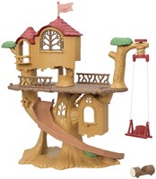 Sylvanian Families tree house adventurous playset - with slide-3