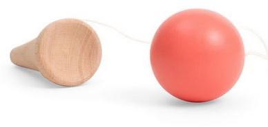 BS Toys wooden skill game Kendama ice cream - catch game for kids-2