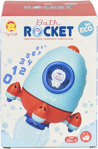 Tiger Tribe bath toy rocket - ECO water fun toy-2