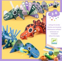 Djeco LES PETITS - ENFILAGE Enfilage - Terribles dinos - FSC MIX