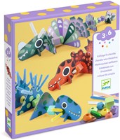 Djeco LES PETITS - ENFILAGE Enfilage - Terribles dinos - FSC MIX