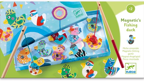 Djeco JEUX  EDUCATIFS BOIS - PÊCHES MAGNETIQUES Fishing Duck - FSC 100%