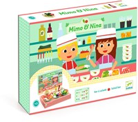 Djeco JEUX D'IMITATION - GOURMANDISES Mimo & Nina Bar à salade - FSC 100%