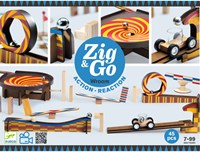 Djeco CONSTRUCTION - ZIG & GO Zig & Go - Wroom - 45 pcs - FSC 100%