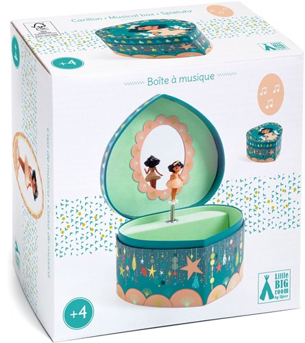 Djeco LITTLE BIG ROOM - BOÎTES A MUSIQUE Happy party - FSC MIX