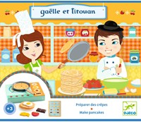 Djeco JEUX D'IMITATION - GOURMANDISES Gaëlle & Titouan - FSC 100%